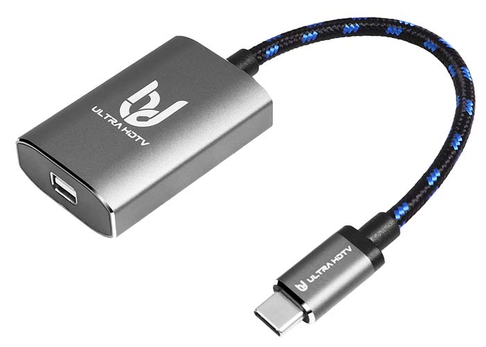 Ultra HDTV USB-C auf Mini-Displayport Adapter