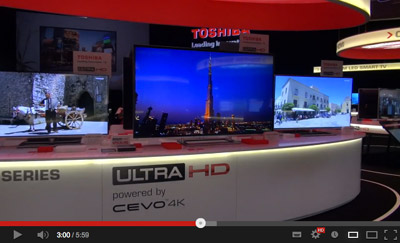 Toshiba IFA 4KTV Video